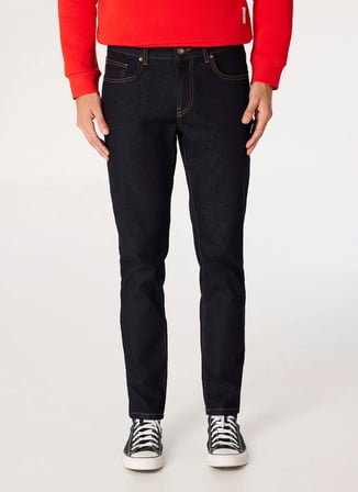 Gmg Fırenze Standart Bel Normal Paça Regular Fit İndigo Erkek Denim Pantolon GU24MFW01310