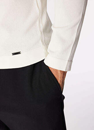 Gmg Fırenze Bisiklet Yaka Regular Fit Ekru Erkek Kazak GU24MFW04010