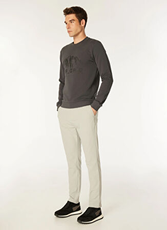 Gmg Fırenze Standart Bel Normal Paça Regular Fit Açık Gri Erkek Pantolon GU24MFW01023