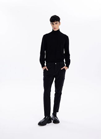 Gmg Fırenze Standart Bel Normal Paça Regular Fit Siyah Erkek Pantolon GU24MFW01024