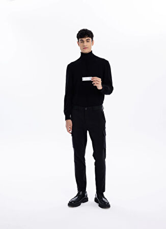 Gmg Fırenze Standart Bel Normal Paça Regular Fit Siyah Erkek Pantolon GU24MFW01024