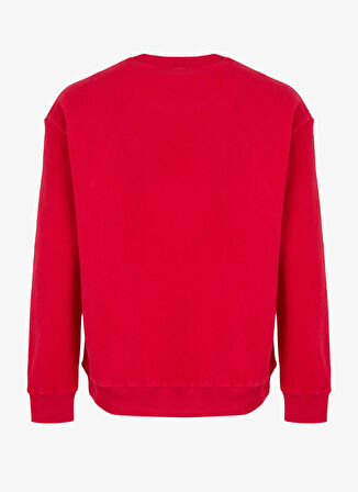 Gmg Fırenze Bisiklet Yaka Kırmızı Erkek Sweatshırt GU24MFW08024