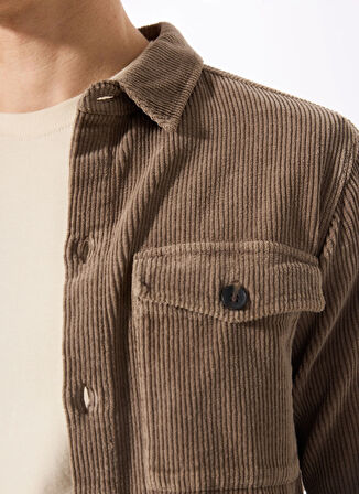 Haki Erkek Regular Fit Gömlek Ceket GU24MFW15003