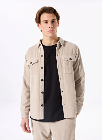 Taş Erkek Regular Fit Gömlek Ceket GU24MFW15003