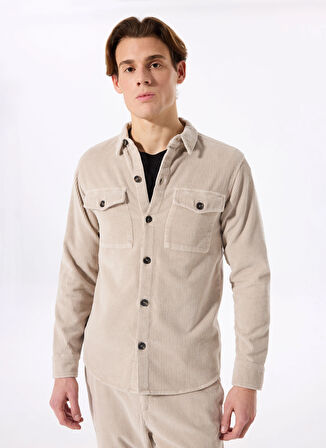 Taş Erkek Regular Fit Gömlek Ceket GU24MFW15003