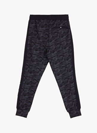 Gmg Fırenze Normal Bel Slim Fit Siyah Erkek Eşofman Altı GU24MFW14001