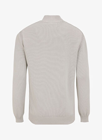 Gmg Fırenze Dik Yaka Regular Fit Gri Erkek Kazak GU24MFW04019