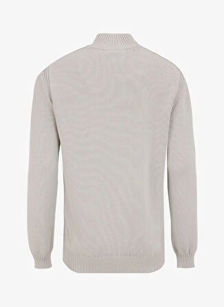 Gmg Fırenze Dik Yaka Regular Fit Gri Erkek Kazak GU24MFW04019