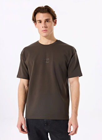 Gmg Fırenze Bisiklet Yaka Haki Erkek T-Shirt GU25MSS03005