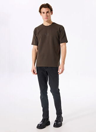 Gmg Fırenze Bisiklet Yaka Haki Erkek T-Shirt GU25MSS03005