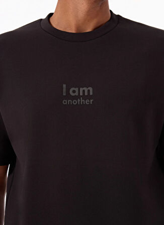 Gmg Fırenze Bisiklet Yaka Siyah Erkek T-Shirt GU25MSS03004