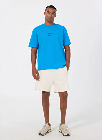 Gmg Fırenze Bisiklet Yaka Saks Erkek T-Shirt GU25MSS03004