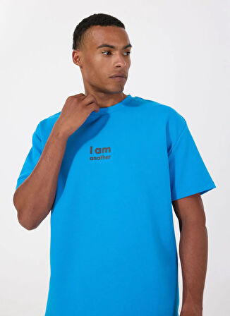 Gmg Fırenze Bisiklet Yaka Saks Erkek T-Shirt GU25MSS03004