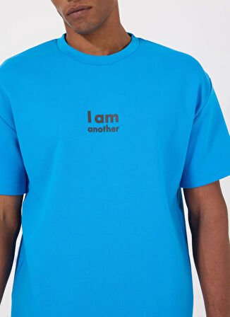 Gmg Fırenze Bisiklet Yaka Saks Erkek T-Shirt GU25MSS03004