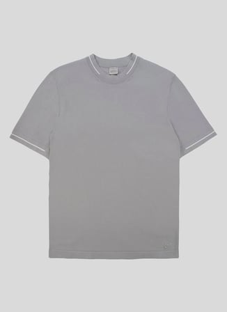 Gmg Fırenze Gri Erkek Bisiklet Yaka Slim Fit Şeritli Kazak GU25MSS04011