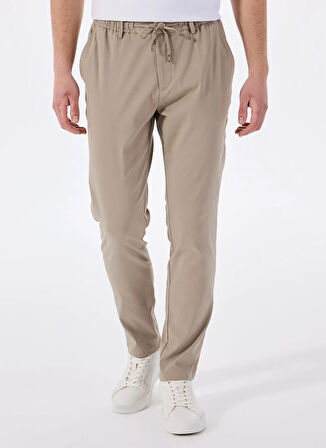 Gmg Fırenze Normal Bel Normal Paça Jogger Bej Erkek Pantolon GU25MSS01010