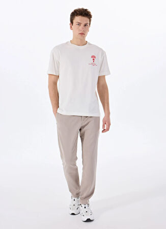 Gmg Fırenze Normal Bel Normal Paça Slim Fit Bej Erkek Pantolon GU25MSS01013