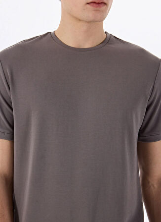 Gmg Fırenze Bisiklet Yaka Gri Erkek T-Shirt GU25MSS03014
