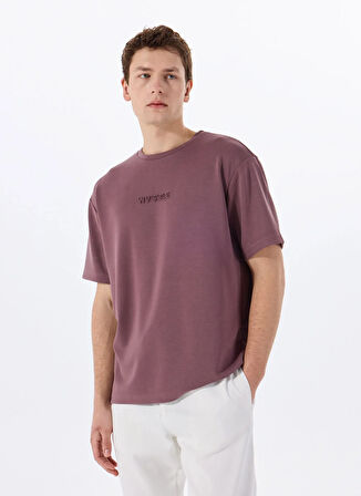 Gmg Fırenze Bisiklet Yaka Gül Kurusu Erkek T-Shirt GU25MSS03011