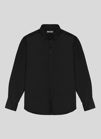 Gmg Fırenze Siyah Erkek Slim Fit Gömlek