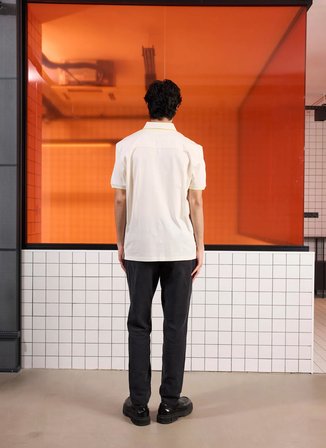 Gmg Fırenze Ekru Erkek Slim Fit Gömlek GU25MSS02212