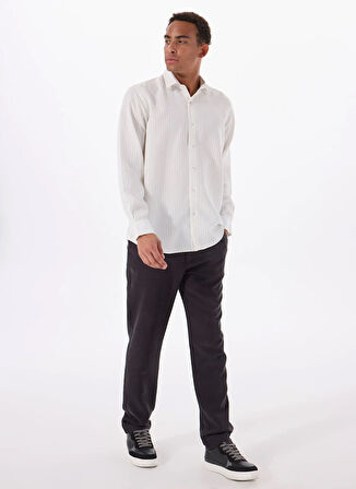 Gmg Fırenze Lastikli Bel Normal Paça Slim Fit Siyah Erkek Pantolon GU25MSS01022