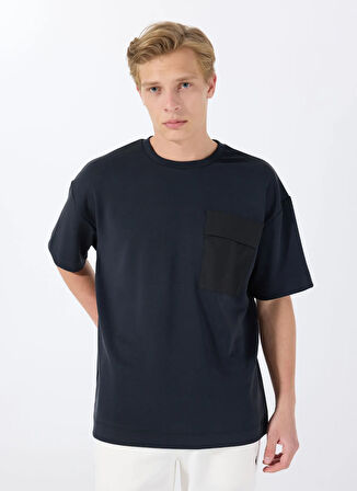 Gmg Fırenze Bisiklet Yaka Siyah Erkek T-Shirt GU25MSS03009