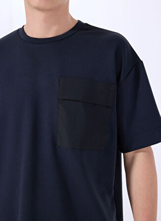 Gmg Fırenze Bisiklet Yaka Siyah Erkek T-Shirt GU25MSS03009
