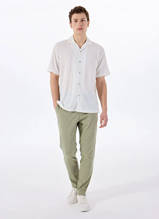 Gmg Fırenze Normal Bel Normal Paça Jogger Haki Erkek Pantolon GU25MSS01010