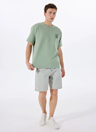 Gmg Fırenze Bisiklet Yaka Mint Erkek T-Shirt GU25MSS03017