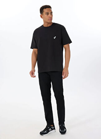 Gmg Fırenze Bisiklet Yaka Siyah Erkek T-Shirt GU25MSS03018