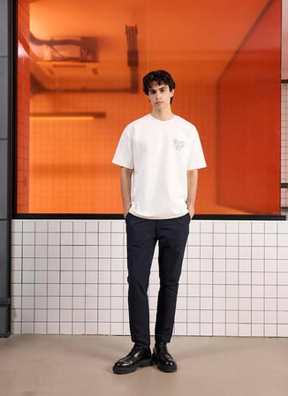 Haki Erkek Pamuklu T-Shirt GU25MSS03019