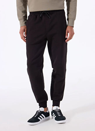 Gmg Fırenze Normal Bel Slim Fit Siyah Erkek Eşofman Altı GU25MSS14001