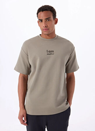 Gmg Fırenze Bisiklet Yaka Haki Erkek T-Shirt GU25MSS03028