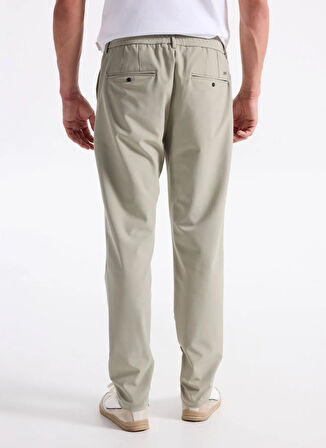Gmg Fırenze Lastikli Bel Normal Paça Jogger Bej Erkek Pantolon GU25MFW01010