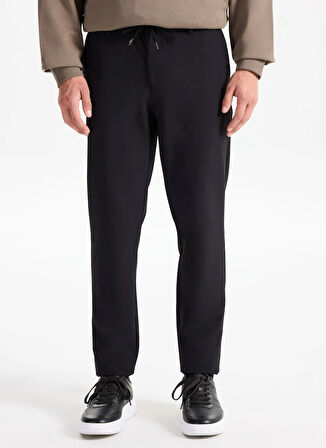 Gmg Fırenze Lastikli Bel Normal Paça Jogger Siyah Erkek Pantolon GU25MFW01010