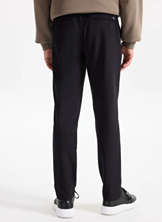 Gmg Fırenze Lastikli Bel Normal Paça Jogger Siyah Erkek Pantolon GU25MFW01010