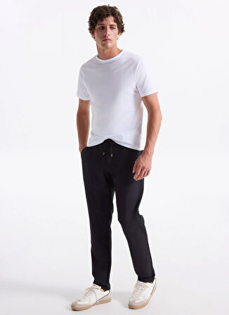 Gmg Fırenze Normal Bel Normal Paça Jogger Siyah Erkek Pantolon GU25MFW01011