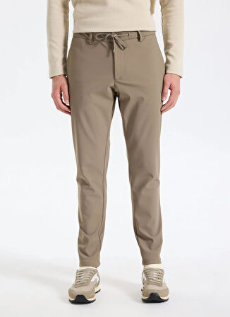 Gmg Fırenze Normal Bel Normal Paça Jogger Bej Erkek Pantolon GU25MFW01012