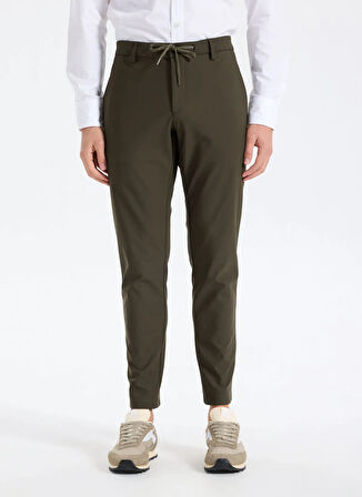 Gmg Fırenze Normal Bel Normal Paça Jogger Haki Erkek Pantolon GU25MFW01012