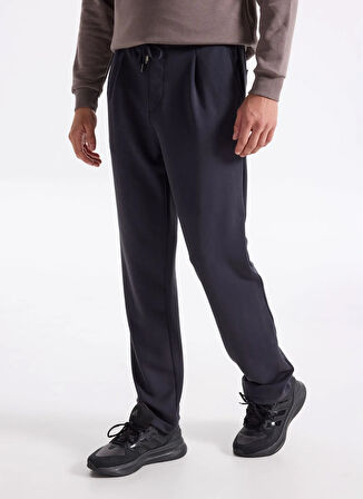 Gmg Fırenze Lastikli Bel Normal Paça Jogger Siyah Erkek Pantolon GU25MFW01046