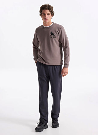 Gmg Fırenze Lastikli Bel Normal Paça Jogger Siyah Erkek Pantolon GU25MFW01046