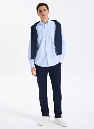 Gmg Fırenze Normal Bel Normal Paça Slim Fit Lacivert Erkek Pantolon GU25MFW01013