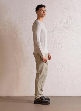 Gmg Fırenze Siyah Erkek Bisiklet Yaka Slim Fit Kazak GU25MFW04028