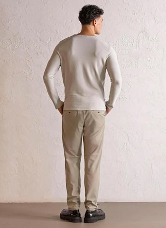 Gmg Fırenze Siyah Erkek Bisiklet Yaka Slim Fit Kazak GU25MFW04028