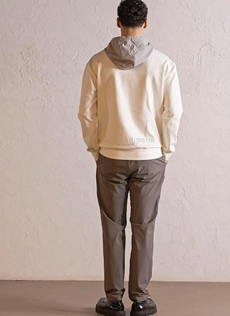 Gmg Fırenze Siyah Erkek Kapüşon Slim Fit Sweatshirt GU25MFW08029