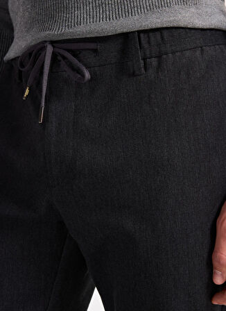 Gmg Fırenze Normal Bel Normal Paça Jogger Siyah Erkek Pantolon GU25MFW01027