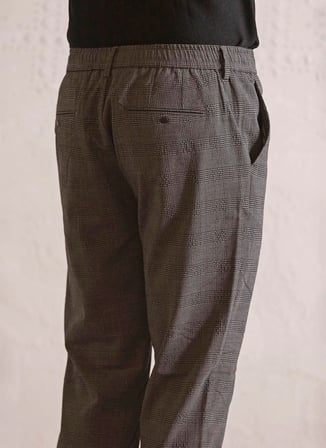 Gmg Fırenze Antrasit Erkek Regular Fit Prince de Galles Pantolon GU25MFW01044
