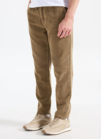 Gmg Fırenze Lastikli Bel Normal Paça Regular Fit Bej Erkek Pantolon GU25MFW01045