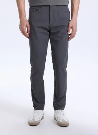 Gmg Fırenze Normal Bel Normal Paça Slim Fit Antrasit Erkek Pantolon GU26MSS01210